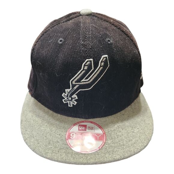 San Antonio Spurs Snapback Corduroy New Era 59Fifty Hat Cap - Picture 1 of 11